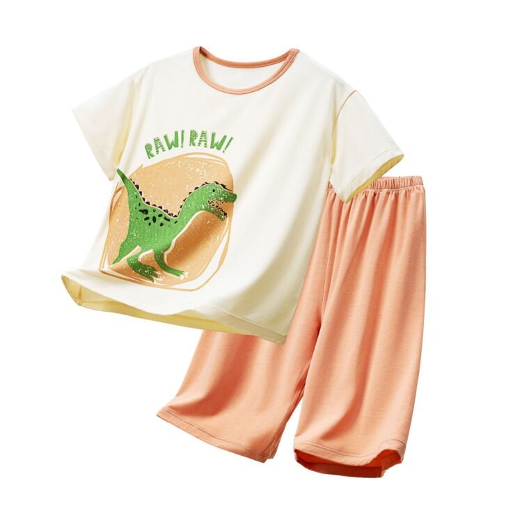 Wholesale Boys Bamboo Fiber Pajama Sets HZ1428 | Custom OEM Supplier Nuohua