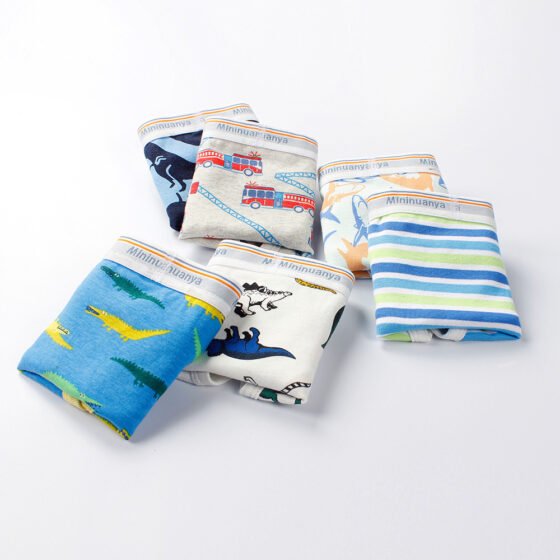 Wholesale Boys Cotton Underwear Briefs | Custom Kids Sleepwear OEM Nuohua