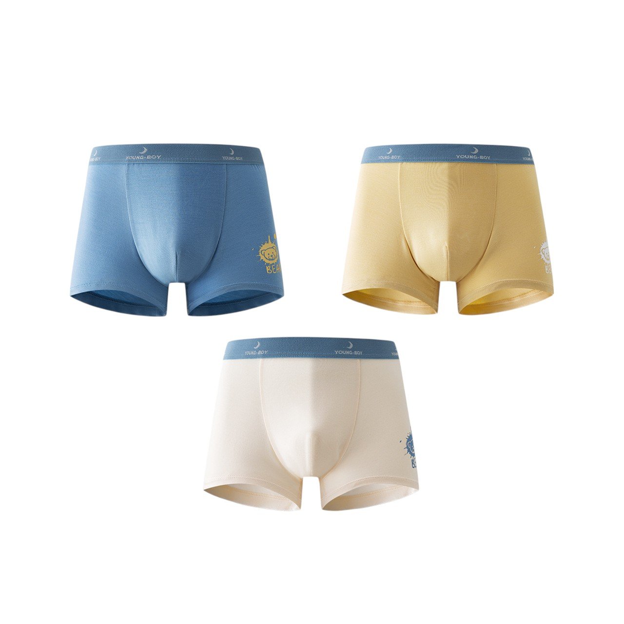 Wholesale Boys Modal Boxer Briefs 7A H1255 | Custom Kids Sleepwear OEM Nuohua