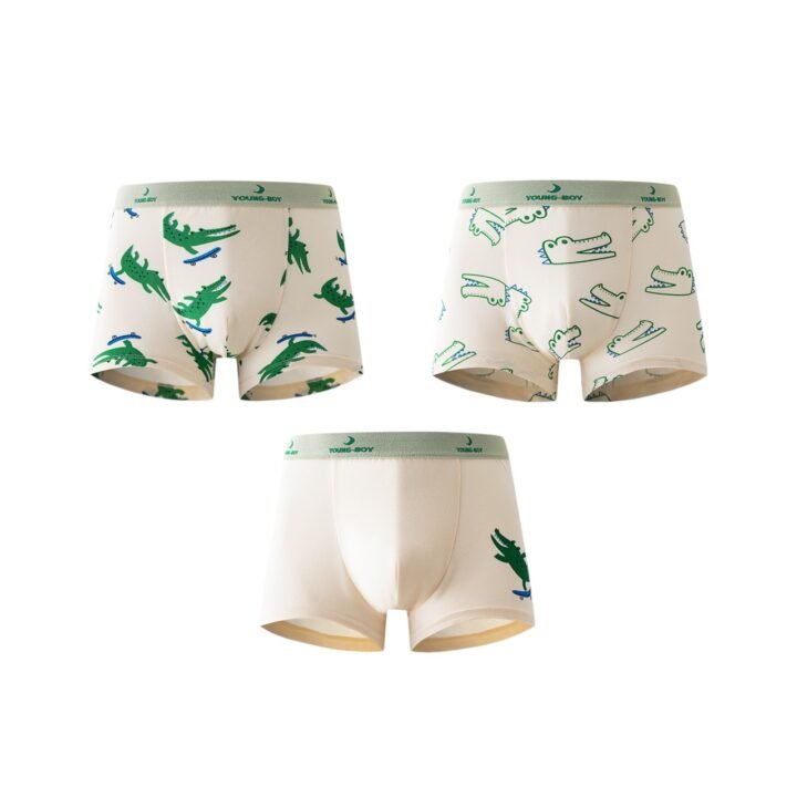 Wholesale Boys Modal Boxer Briefs 7A H1255 | Custom Kids Sleepwear OEM Nuohua