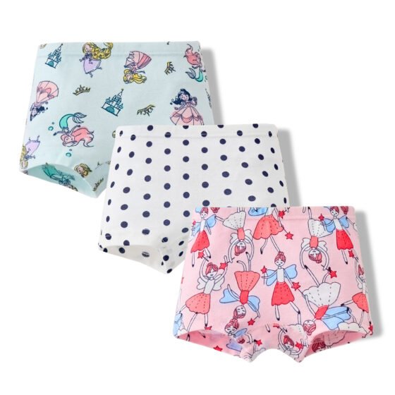 Wholesale Girls 100% Cotton Boxer Briefs | Custom Kids Sleepwear OEM Nuohua