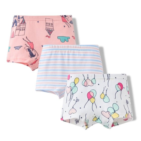 Wholesale Girls 100% Cotton Boxer Briefs | Custom Kids Sleepwear OEM Nuohua