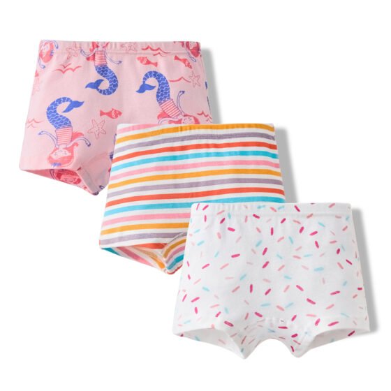 Wholesale Girls 100% Cotton Boxer Briefs | Custom Kids Sleepwear OEM Nuohua