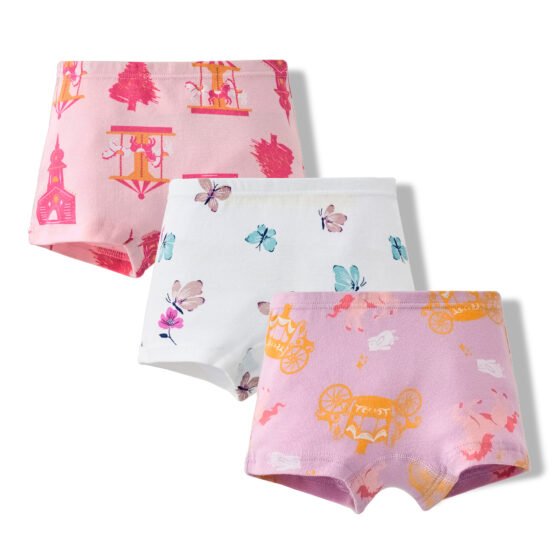 Wholesale Girls 100% Cotton Boxer Briefs | Custom Kids Sleepwear OEM Nuohua