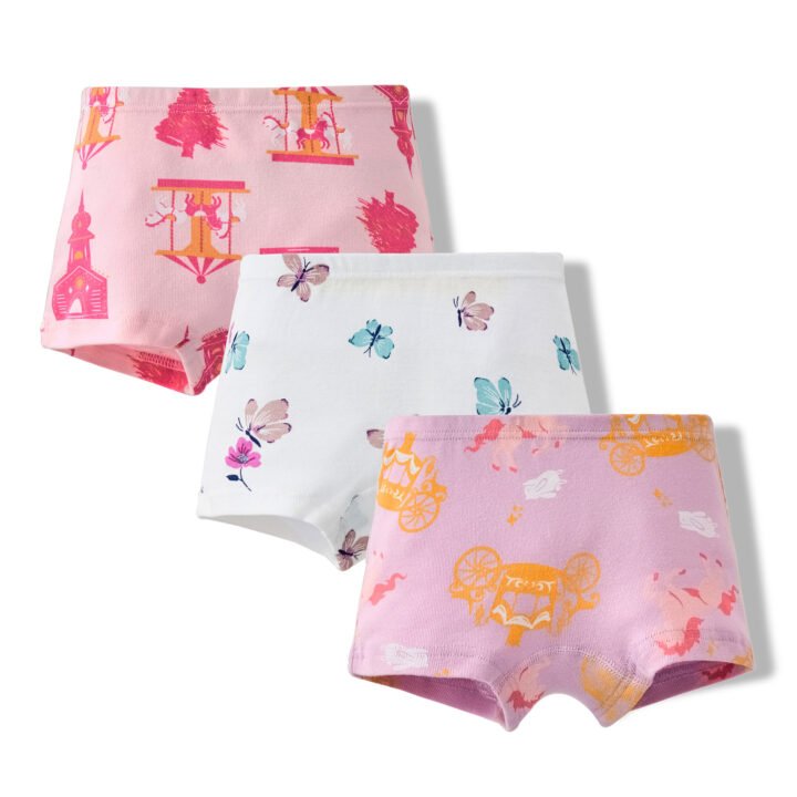 Wholesale Girls 100% Cotton Boxer Briefs | Custom Kids Sleepwear OEM Nuohua