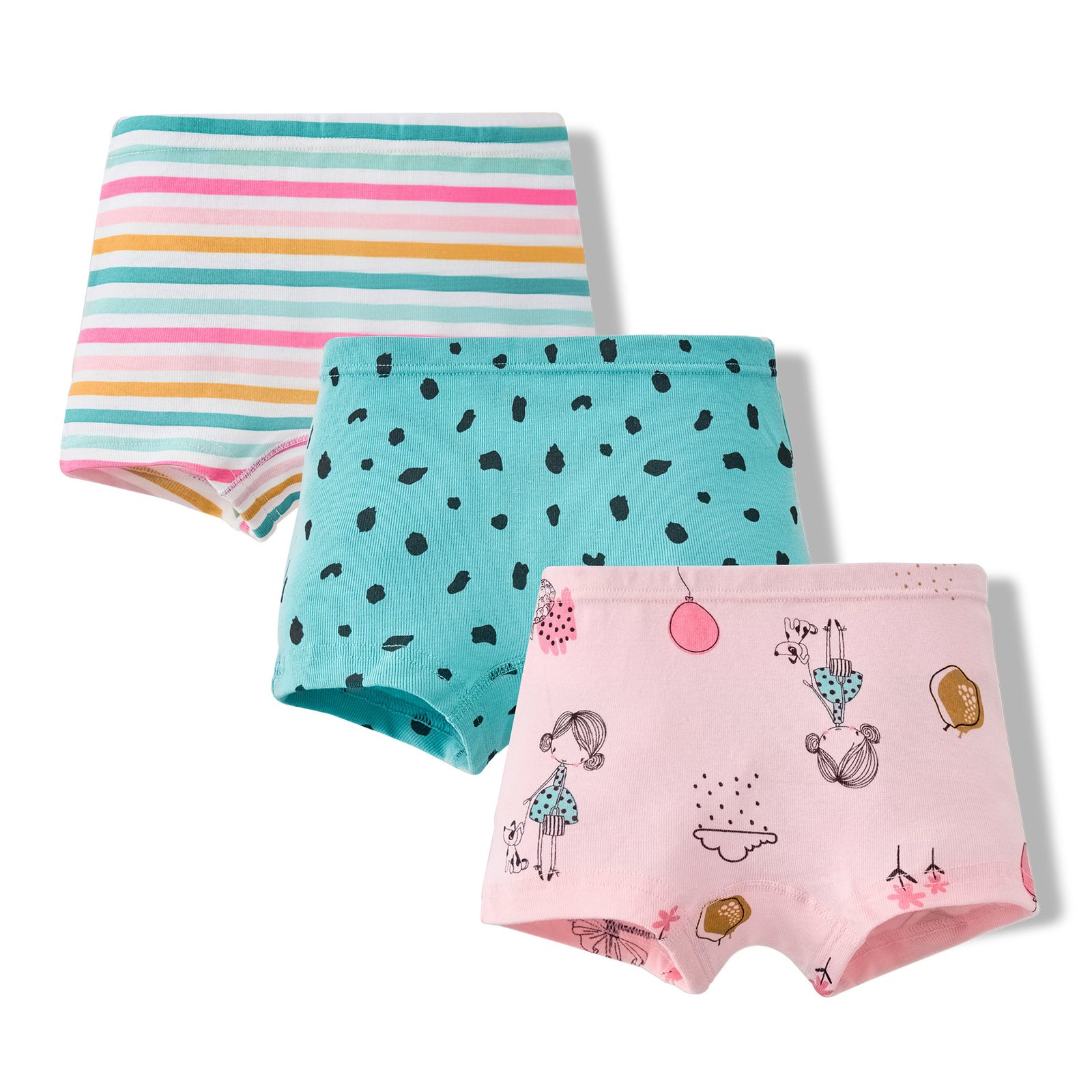 Wholesale Girls 100% Cotton Boxer Briefs | Custom Kids Sleepwear OEM Nuohua