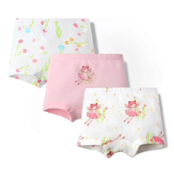 Wholesale Girls 100% Cotton Boxer Briefs | Custom Kids Sleepwear OEM Nuohua