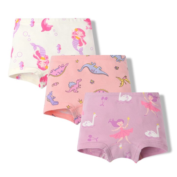 Wholesale Girls 100% Cotton Boxer Briefs | Custom Kids Sleepwear OEM Nuohua