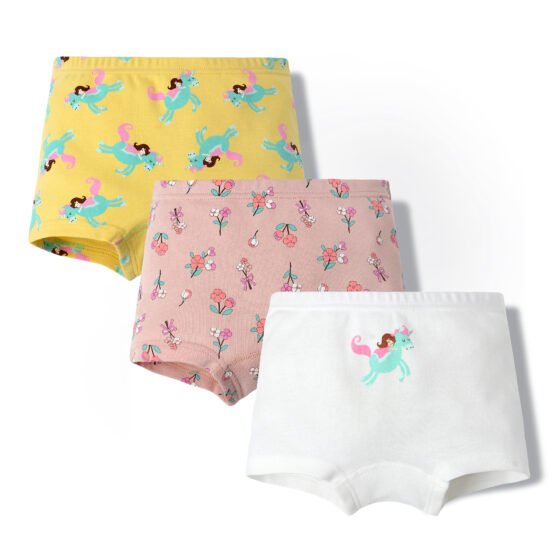 Wholesale Girls 100% Cotton Boxer Briefs | Custom Kids Sleepwear OEM Nuohua