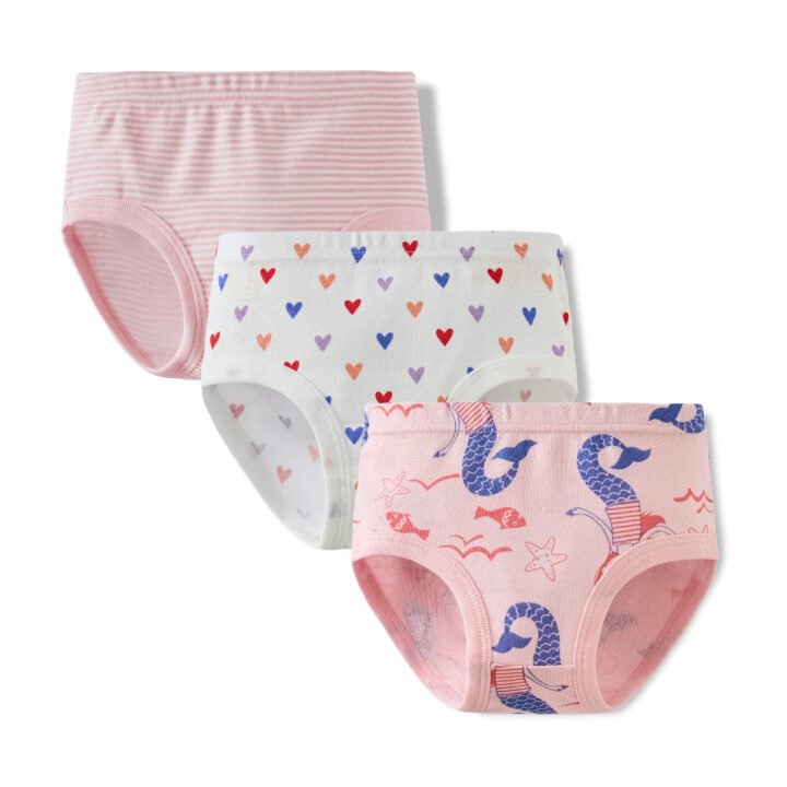 Wholesale Girls 100% Cotton Briefs | Custom Kids Sleepwear OEM Nuohua