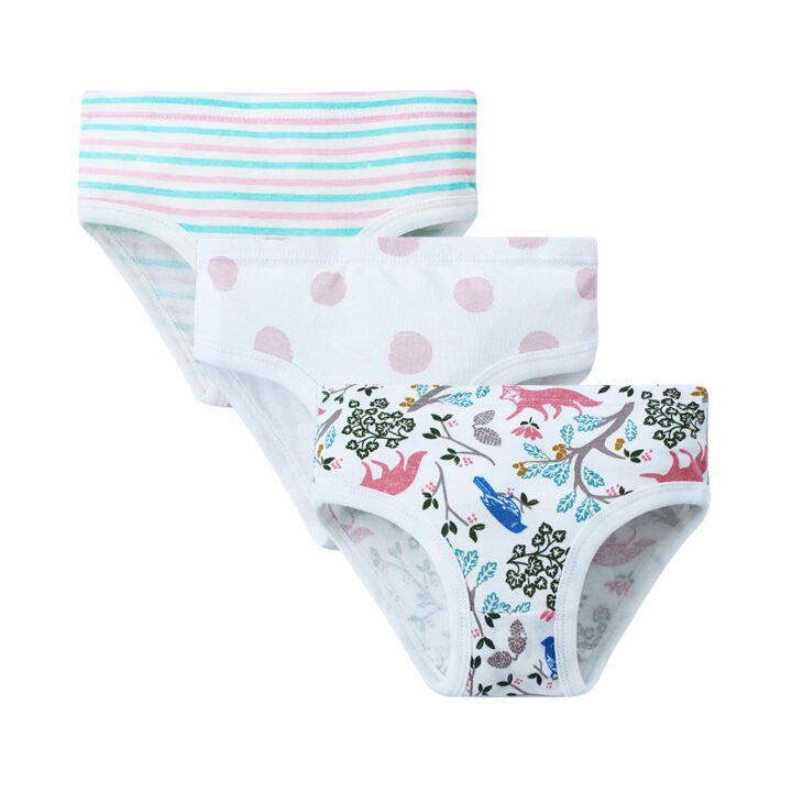 Wholesale Girls 100% Cotton Briefs | Custom Kids Sleepwear OEM Nuohua