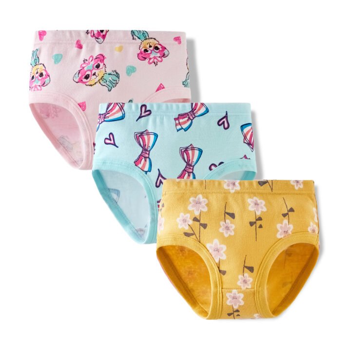 Wholesale Girls 100% Cotton Briefs | Custom Kids Sleepwear OEM Nuohua