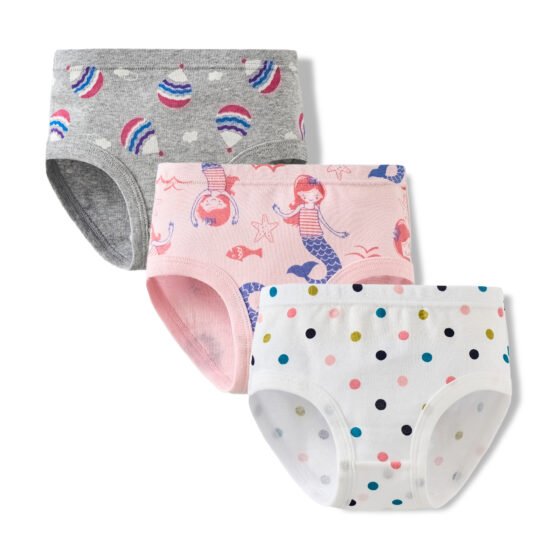 Wholesale Girls 100% Cotton Briefs | Custom Kids Sleepwear OEM Nuohua