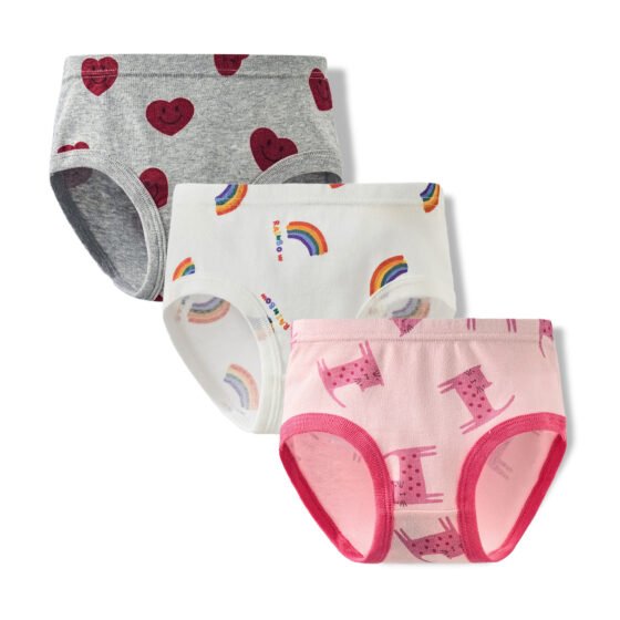 Wholesale Girls 100% Cotton Briefs | Custom Kids Sleepwear OEM Nuohua