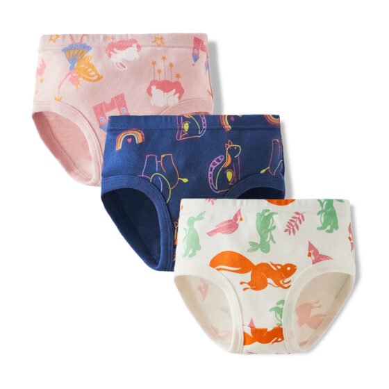 Wholesale Girls 100% Cotton Briefs | Custom Kids Sleepwear OEM Nuohua