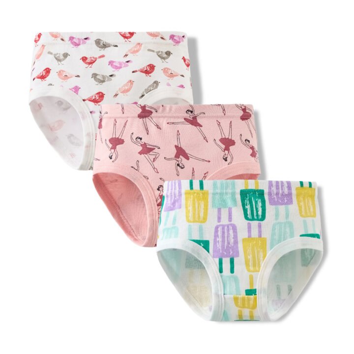 Wholesale Girls 100% Cotton Briefs | Custom Kids Sleepwear OEM Nuohua