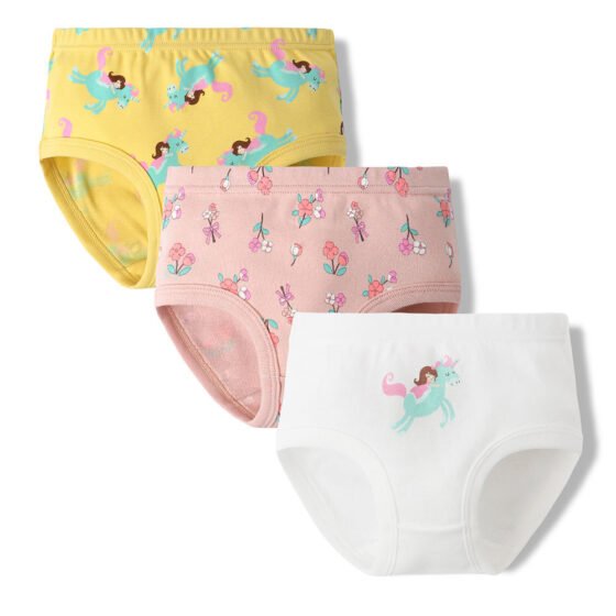 Wholesale Girls 100% Cotton Briefs | Custom Kids Sleepwear OEM Nuohua