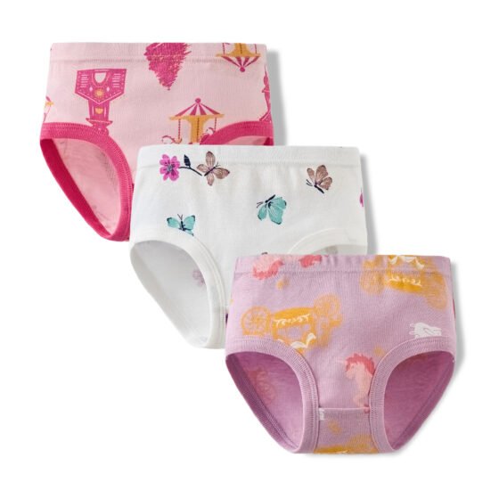 Wholesale Girls 100% Cotton Briefs | Custom Kids Sleepwear OEM Nuohua