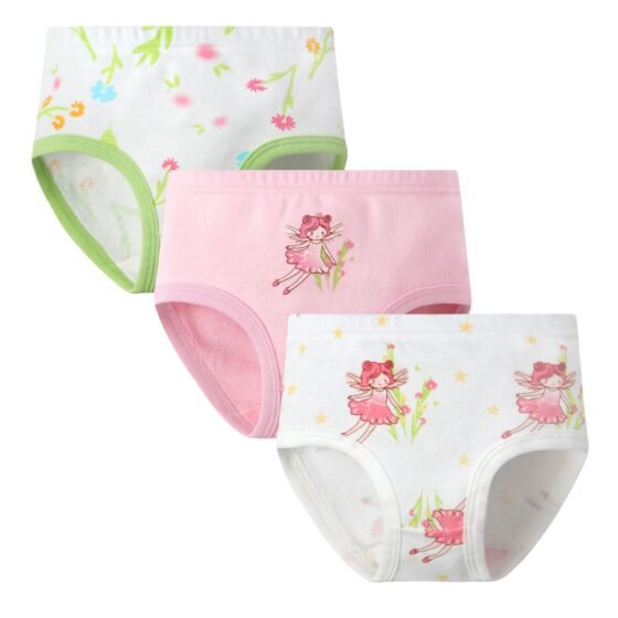 Wholesale Girls 100% Cotton Briefs | Custom Kids Sleepwear OEM Nuohua