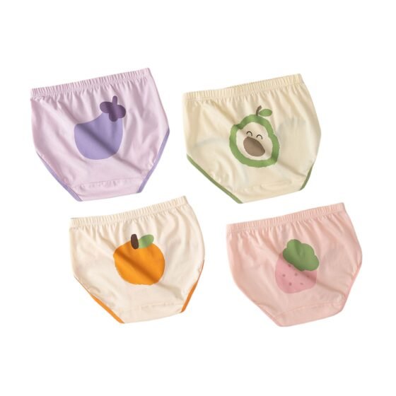 Wholesale Girls Cotton Panties H1202 | Custom Kids Sleepwear OEM Nuohua