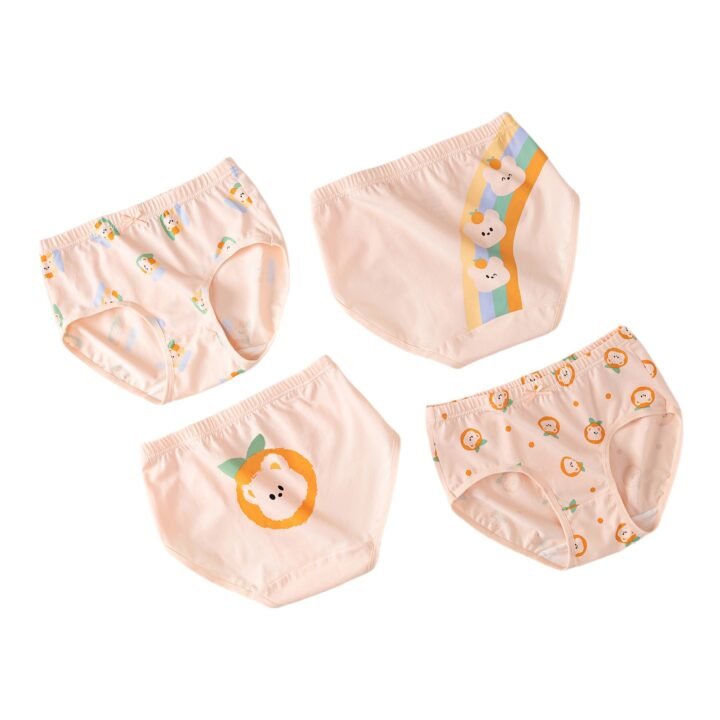 Wholesale Girls Cotton Panties H1202 | Custom Kids Sleepwear OEM Nuohua