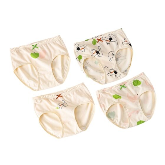 Wholesale Girls Cotton Panties H1202 | Custom Kids Sleepwear OEM Nuohua