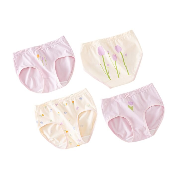 Wholesale Girls Cotton Panties H1202 | Custom Kids Sleepwear OEM Nuohua