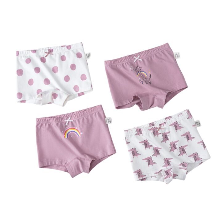 Wholesale Girls Cotton Boxer Briefs H806 | Custom Kids Sleepwear OEM Nuohua