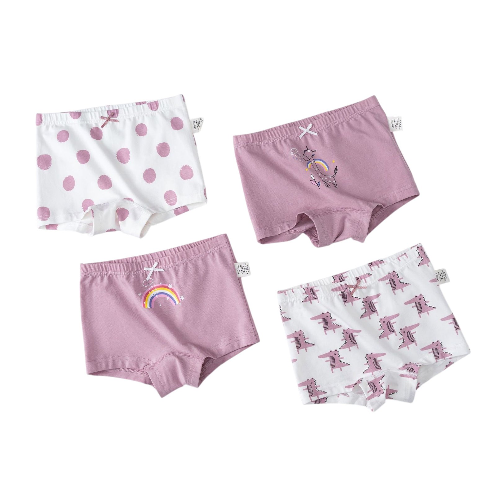 Wholesale Girls Cotton Boxer Briefs H806 | Custom Kids Sleepwear OEM Nuohua