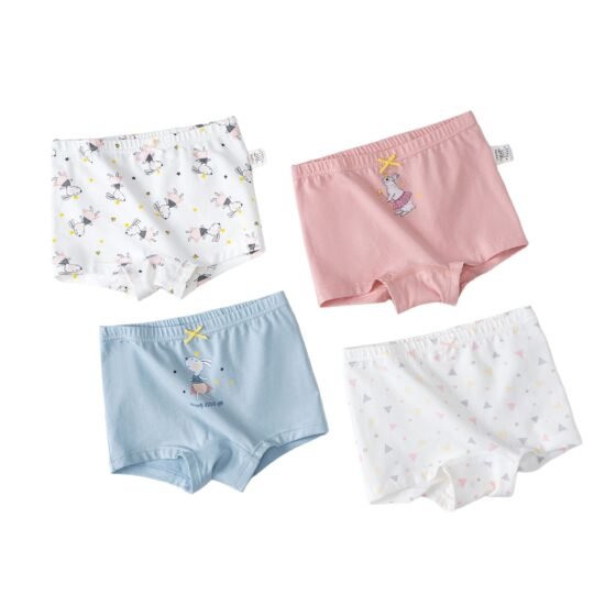 Wholesale Girls Cotton Boxer Briefs H806 | Custom Kids Sleepwear OEM Nuohua