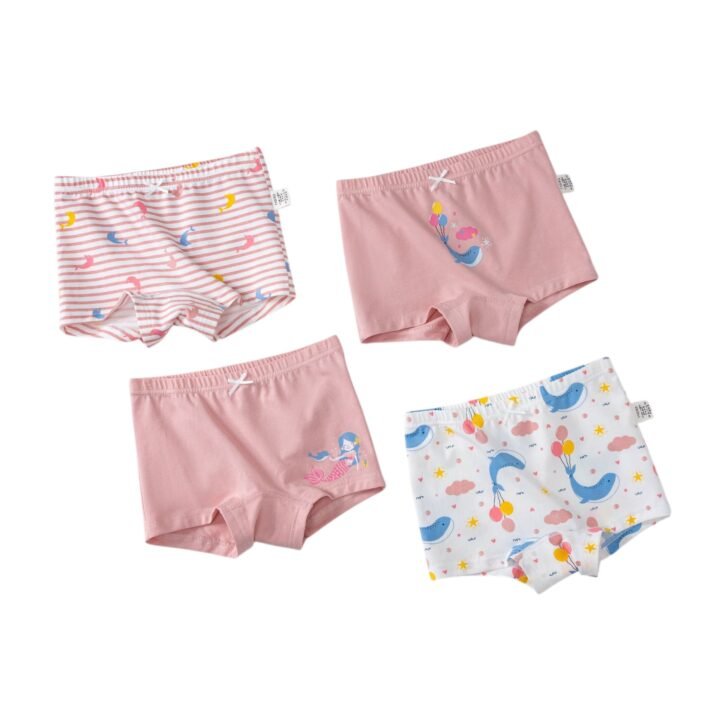 Wholesale Girls Cotton Boxer Briefs H806 | Custom Kids Sleepwear OEM Nuohua