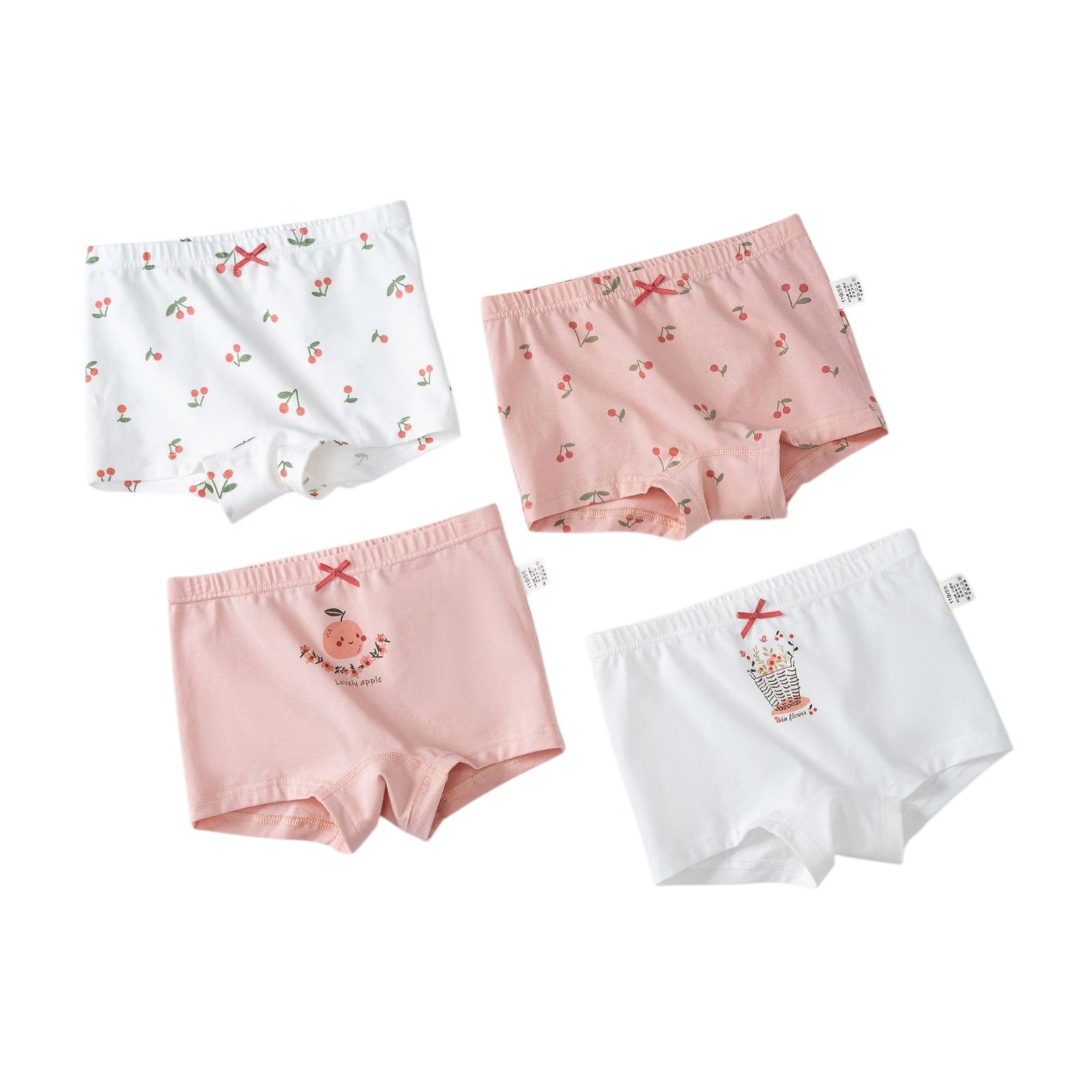 Wholesale Girls Cotton Boxer Briefs H806 | Custom Kids Sleepwear OEM Nuohua