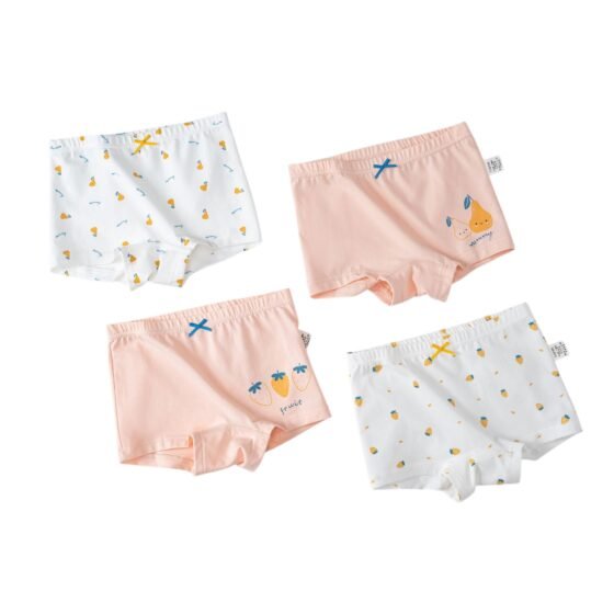 Wholesale Girls Cotton Boxer Briefs H806 | Custom Kids Sleepwear OEM Nuohua