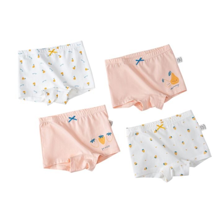 Wholesale Girls Cotton Boxer Briefs H806 | Custom Kids Sleepwear OEM Nuohua