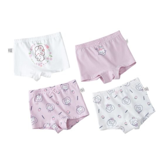 Wholesale Girls Cotton Boxer Briefs H806 | Custom Kids Sleepwear OEM Nuohua