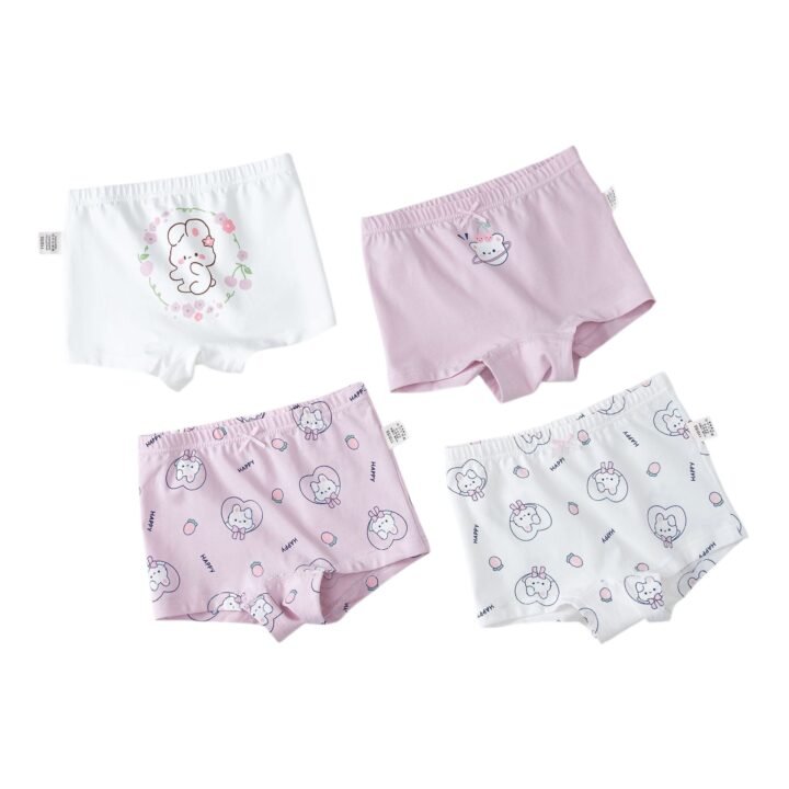Wholesale Girls Cotton Boxer Briefs H806 | Custom Kids Sleepwear OEM Nuohua
