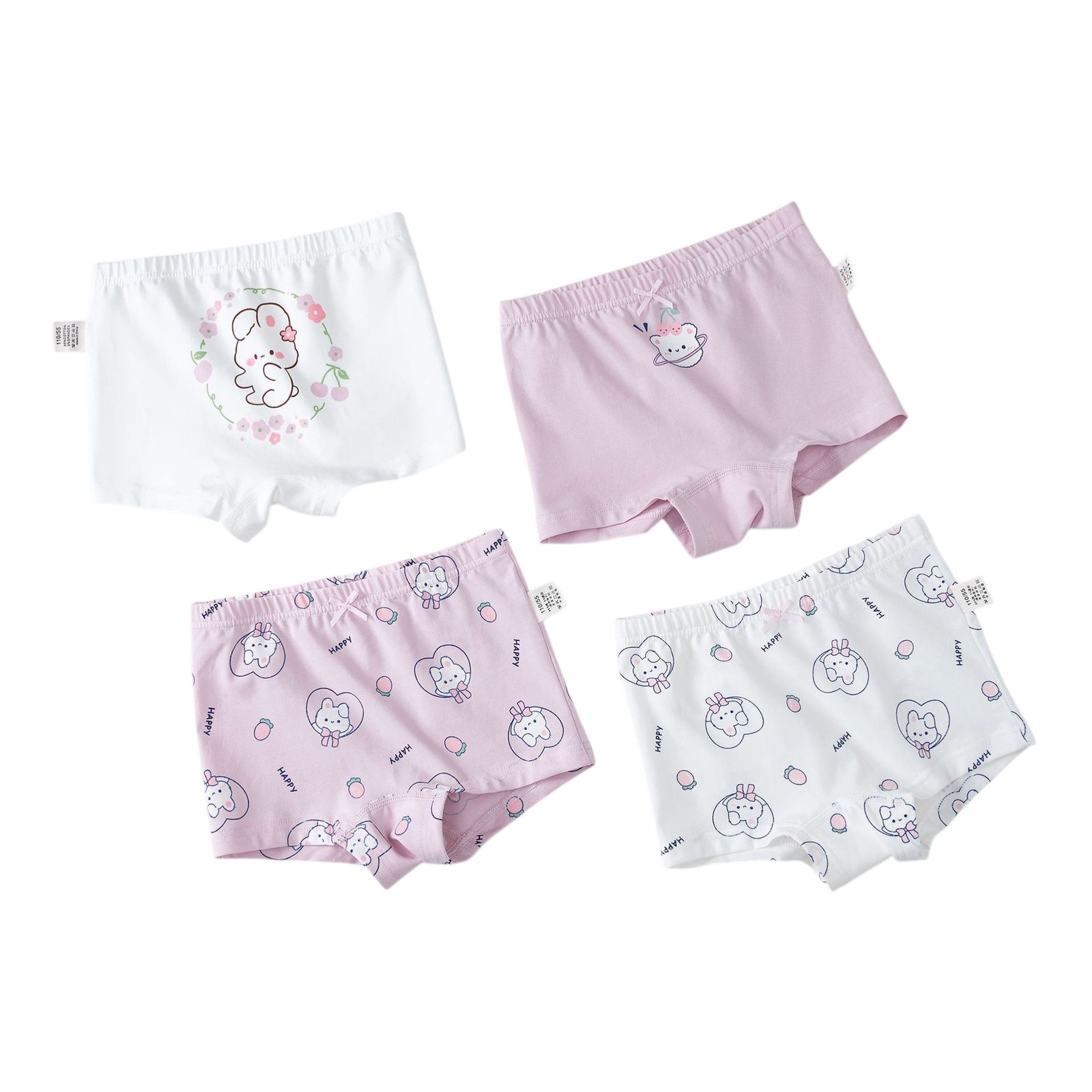 Wholesale Girls Cotton Boxer Briefs H806 | Custom Kids Sleepwear OEM Nuohua