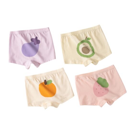 Wholesale Girls Cotton Boxer Briefs H806 | Custom Kids Sleepwear OEM Nuohua