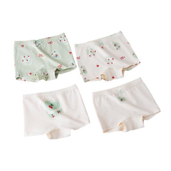 Wholesale Girls Cotton Boxer Briefs H806 | Custom Kids Sleepwear OEM Nuohua