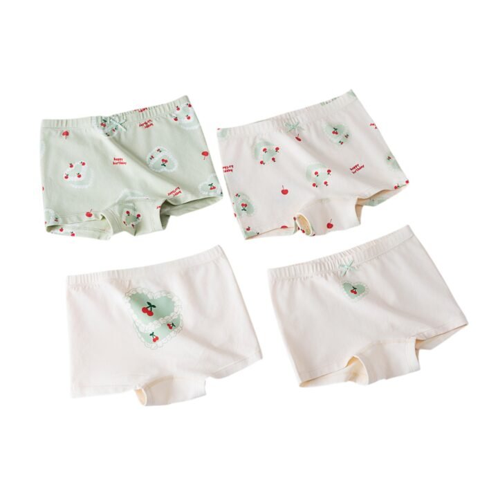 Wholesale Girls Cotton Boxer Briefs H806 | Custom Kids Sleepwear OEM Nuohua