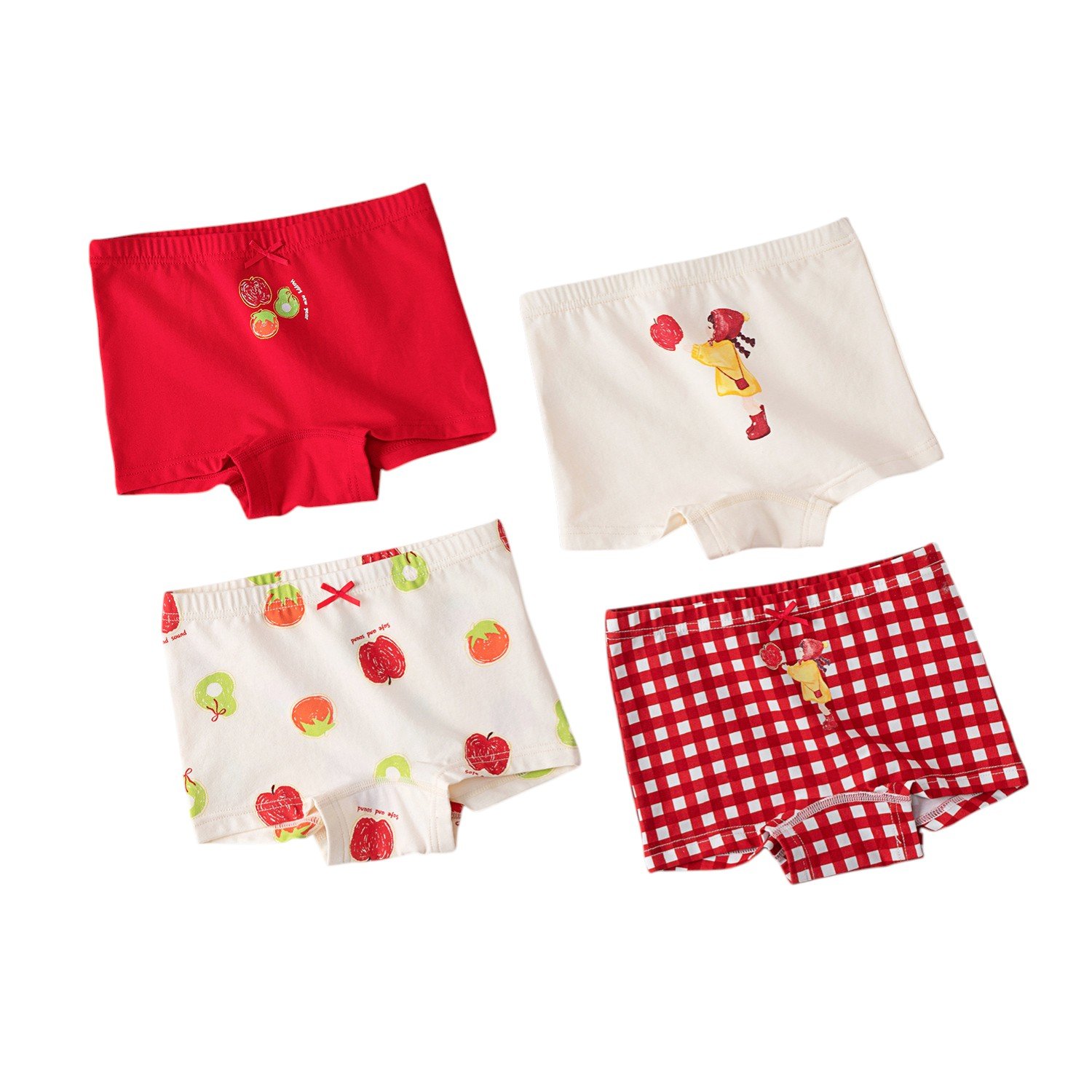 Wholesale Girls Cotton Boxer Briefs H806 | Custom Kids Sleepwear OEM Nuohua