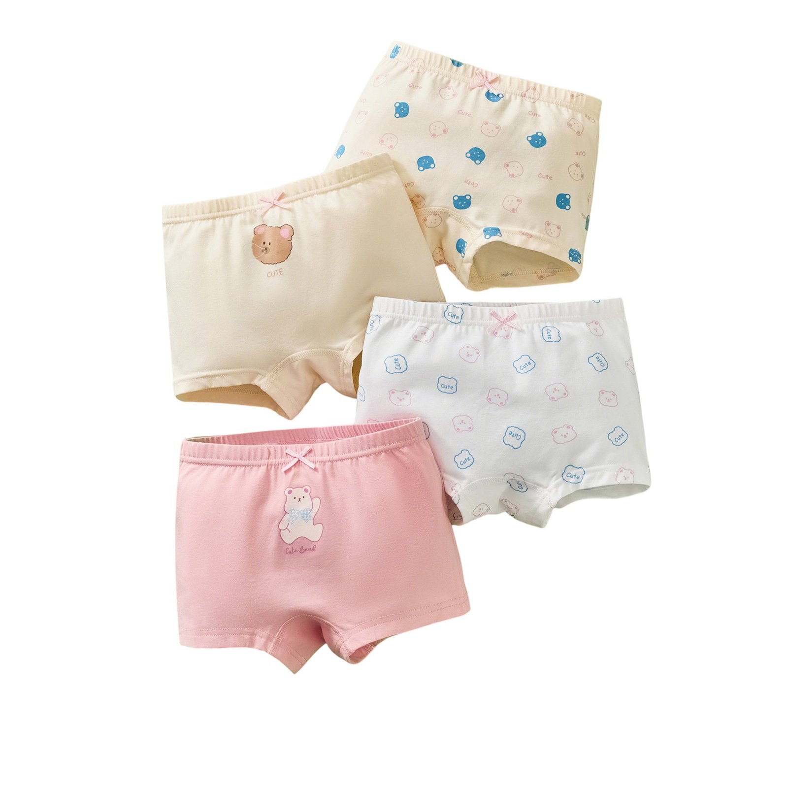 Wholesale Girls Cotton Boxer Briefs H977 | Custom Kids Sleepwear OEM Nuohua