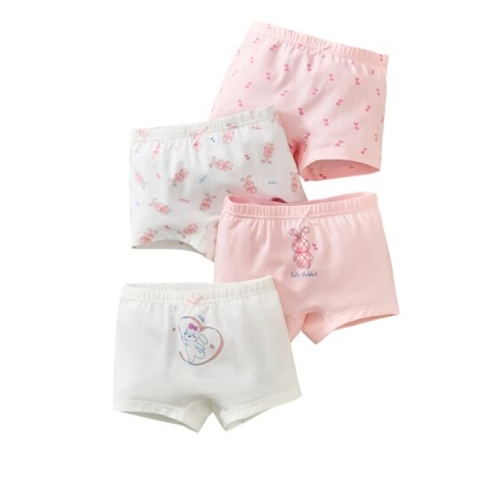 Wholesale Girls Cotton Boxer Briefs H977 | Custom Kids Sleepwear OEM Nuohua