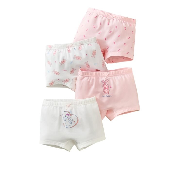 Wholesale Girls Cotton Boxer Briefs H977 | Custom Kids Sleepwear OEM Nuohua