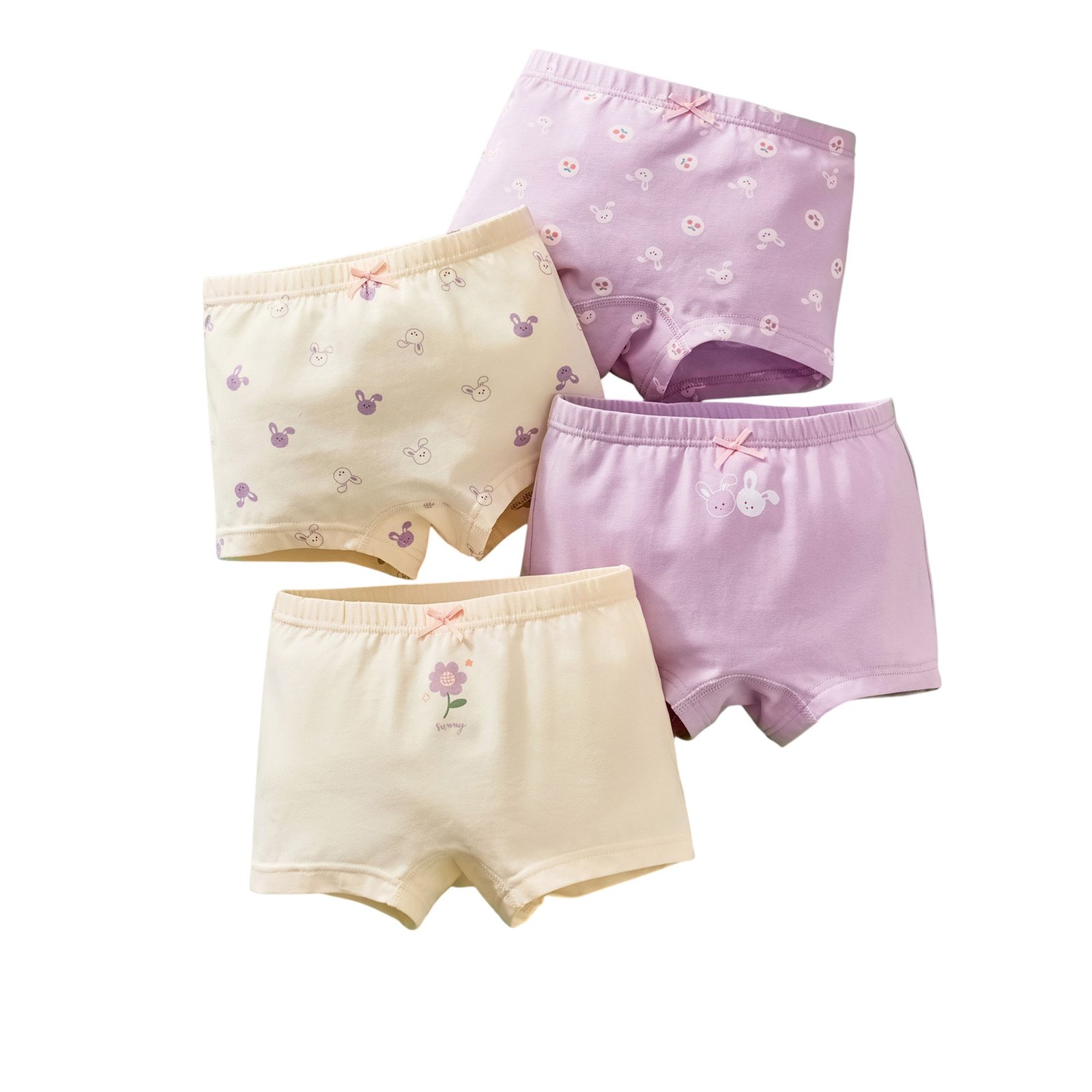 Wholesale Girls Cotton Boxer Briefs H977 | Custom Kids Sleepwear OEM Nuohua
