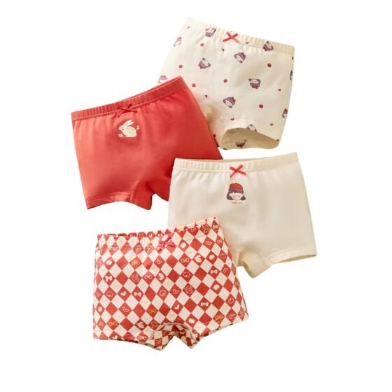 Wholesale Girls Cotton Boxer Briefs H977 | Custom Kids Sleepwear OEM Nuohua