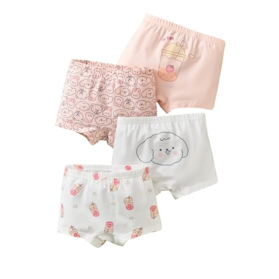 Wholesale Girls Cotton Boxer Briefs H977 | Custom Kids Sleepwear OEM Nuohua