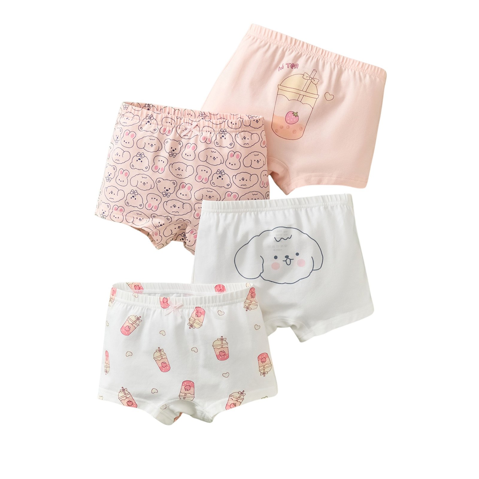 Wholesale Girls Cotton Boxer Briefs H977 | Custom Kids Sleepwear OEM Nuohua