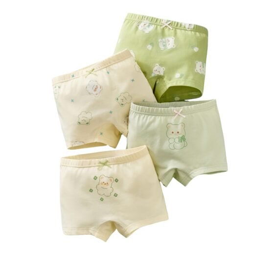 Wholesale Girls Cotton Boxer Briefs H977 | Custom Kids Sleepwear OEM Nuohua