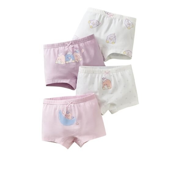 Wholesale Girls Cotton Boxer Briefs H977 | Custom Kids Sleepwear OEM Nuohua